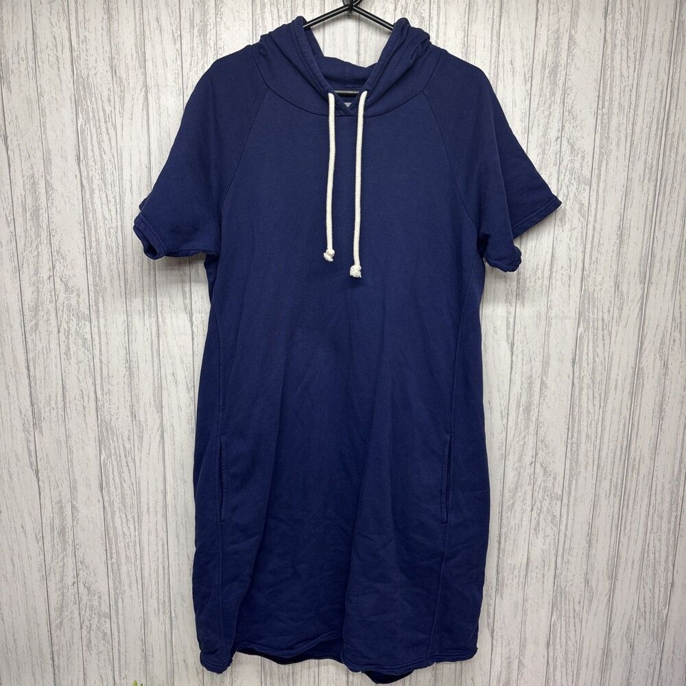 Womens Size XL Pact Hooded Sweatshirt Dress EUC